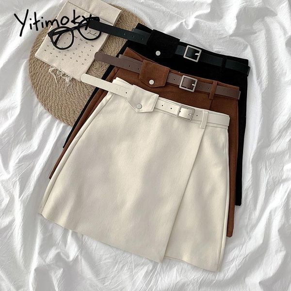 skirts yitimoky white pleated mini womens casual vintage sashes pockets high waist a-line 2021 spring korean fashion, Black
skirts yitimoky white pleated mini womens casual vintage sashes pockets high waist a-line 2021 spring korean fashion, Black