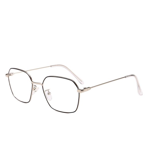 new irregular polygon eyeglass frame art small clear designer street p versatile flat lens, Black
new irregular polygon eyeglass frame art small clear designer street p versatile flat lens, Black