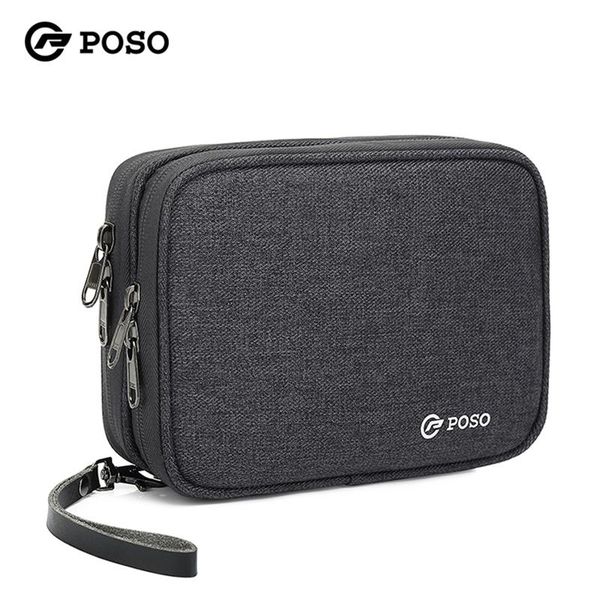 wallets poso brand double layer hanging digital storage bag travel polyester organizer, Red;black
wallets poso brand double layer hanging digital storage bag travel polyester organizer, Red;black