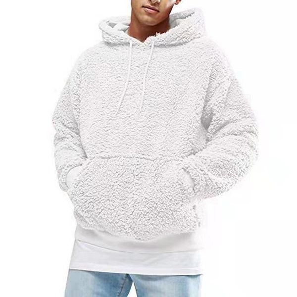 men's hoodies & sweatshirts autumn winter fashion men hoodie lamb plush thick pocket sweatshirt solid casual drawstring hooded long sl, Black
men's hoodies & sweatshirts autumn winter fashion men hoodie lamb plush thick pocket sweatshirt solid casual drawstring hooded long sl, Black