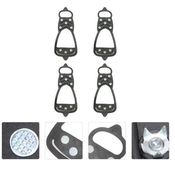 cords, slings and webbing 4pcs anti-skid crampon mountaineering shoe cover outdoor (black)
cords, slings and webbing 4pcs anti-skid crampon mountaineering shoe cover outdoor (black)