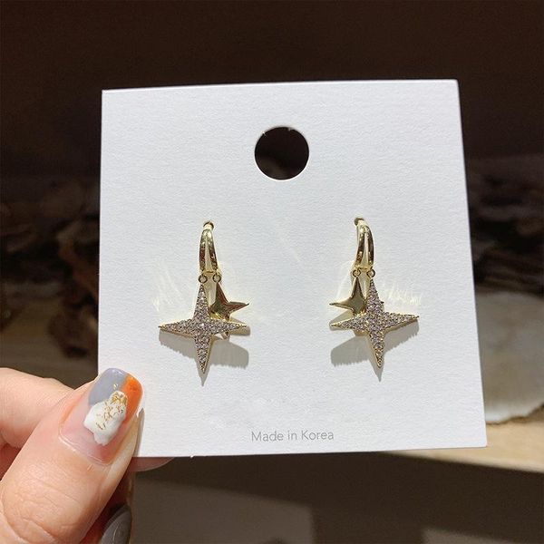 dangle & chandelier zeojrlly trendy women earrings simple water double five star female fashion elegant jewelry for girl, Silver
dangle & chandelier zeojrlly trendy women earrings simple water double five star female fashion elegant jewelry for girl, Silver