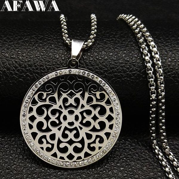 pendant necklaces fashion flower of life stainless steel necklace women silver color choker jewelry acero inoxidable joyeria n101s02
pendant necklaces fashion flower of life stainless steel necklace women silver color choker jewelry acero inoxidable joyeria n101s02