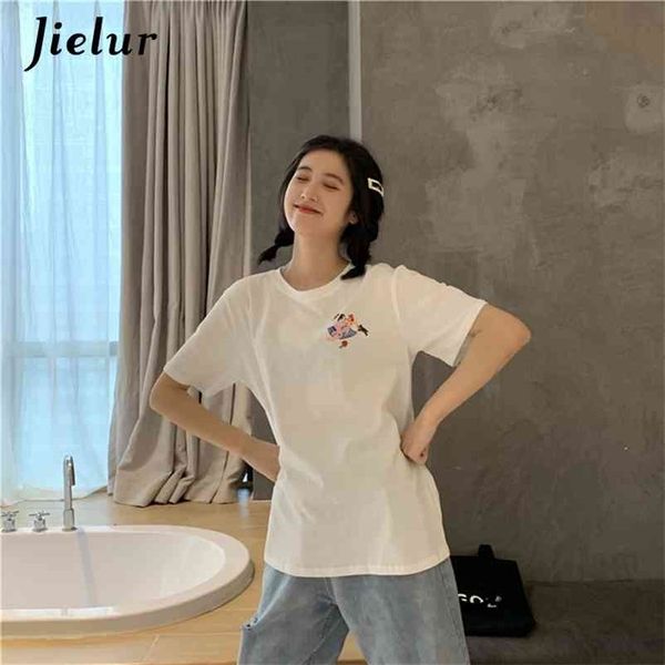 summer t shirt women short sleeve korean basic tee tshirt femme o-neck embroidery cute white loose 210426
summer t shirt women short sleeve korean basic tee tshirt femme o-neck embroidery cute white loose 210426