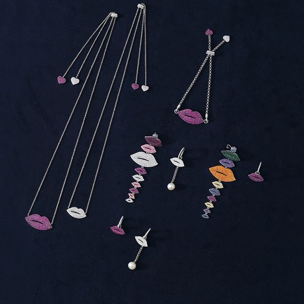 s925 sterling silver circle hoop color lips pearl earring personality necklace bracelet and ring fashion trend luxury jewelry monaco earring, Golden;silver
s925 sterling silver circle hoop color lips pearl earring personality necklace bracelet and ring fashion trend luxury jewelry monaco earring, Golden;silver