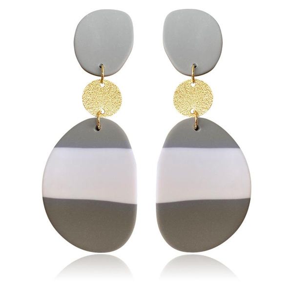 stud korean fashion polymer clay gray cold simple hanging hoops unusual stud dangle vintage earrings 2021 trend jewelry for women, Golden;silver
stud korean fashion polymer clay gray cold simple hanging hoops unusual stud dangle vintage earrings 2021 trend jewelry for women, Golden;silver