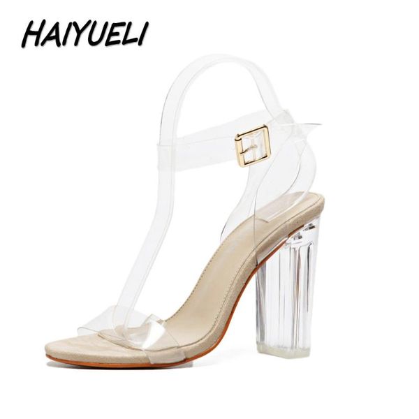 women gladiator sandals pumps thick high heels shoes woman crystal clear transparent ankle strap party wedding, Black
women gladiator sandals pumps thick high heels shoes woman crystal clear transparent ankle strap party wedding, Black