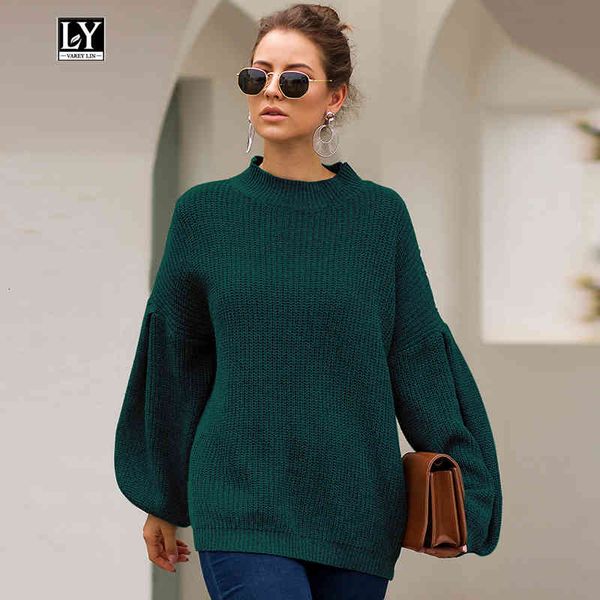 sweaters autumn winter lantern sleeve sweater women pullover solid colour loose female knitted woolen jumper, White;black
sweaters autumn winter lantern sleeve sweater women pullover solid colour loose female knitted woolen jumper, White;black