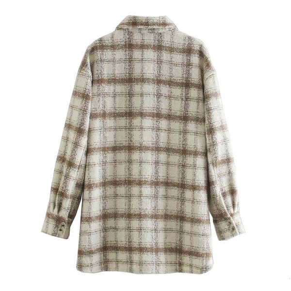 women's jackets vintage stylish plaid jacket coat women fashion lapel collar long sleeve outerwear chic spring autumn s z10o, Black;brown
women's jackets vintage stylish plaid jacket coat women fashion lapel collar long sleeve outerwear chic spring autumn s z10o, Black;brown