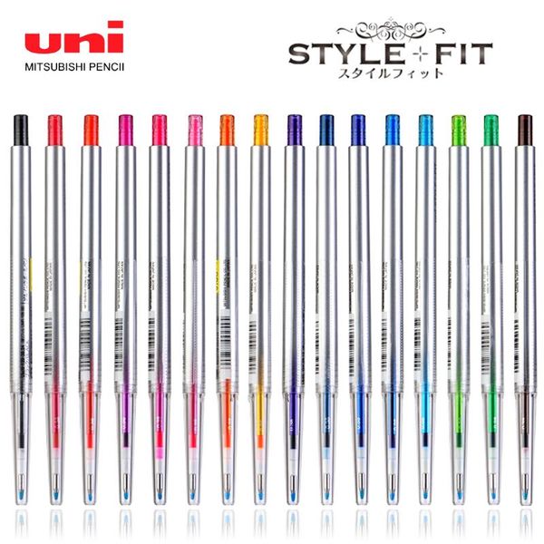 10pcs uni style fit series press gel pen umn-139 16-color water core 0.28/0.38/0.5mm for student notes pens
10pcs uni style fit series press gel pen umn-139 16-color water core 0.28/0.38/0.5mm for student notes pens