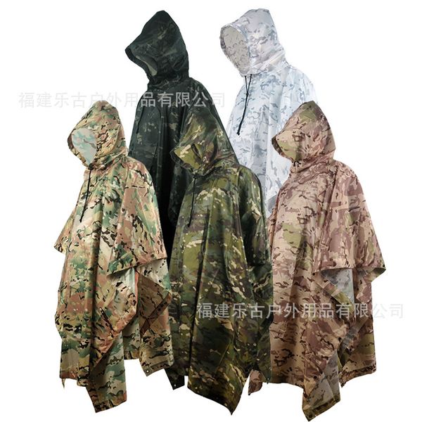 raincoat hiking outdoor pu coated camouflage poncho can be used as canopy and ground mat poncho. it uses tae taff five point solid color
raincoat hiking outdoor pu coated camouflage poncho can be used as canopy and ground mat poncho. it uses tae taff five point solid color