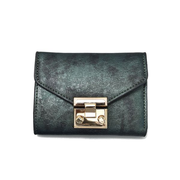 new trendy female pu wallet short paragraph european and american retro lock all match wallet card bag coin purse, Red;black
new trendy female pu wallet short paragraph european and american retro lock all match wallet card bag coin purse, Red;black