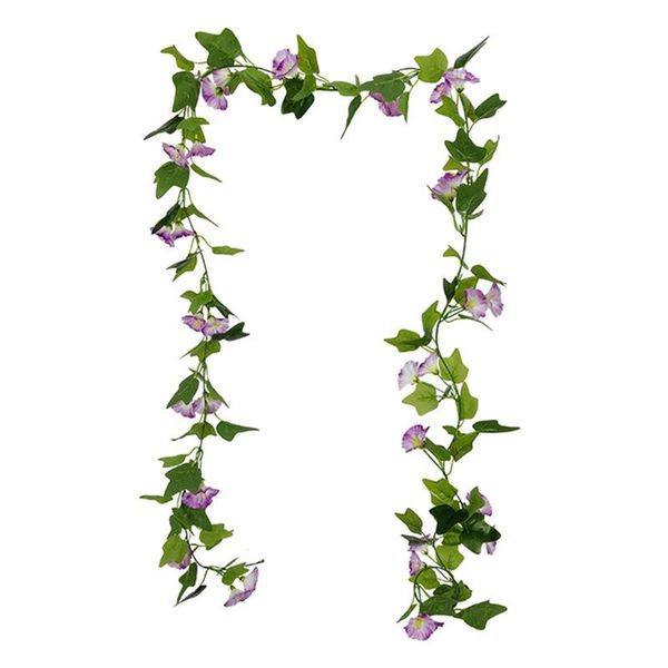 decorative flowers & wreaths artificial morning glory flower vines, hanging plants greenery garland ivy for wedding garden wall fence home d
decorative flowers & wreaths artificial morning glory flower vines, hanging plants greenery garland ivy for wedding garden wall fence home d
