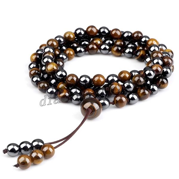 fashion men beaded necklaces bracelets classic 6mm hematite natural tiger eye stone prayer 108 mala bracelet & necklace women jewelry, Silver
fashion men beaded necklaces bracelets classic 6mm hematite natural tiger eye stone prayer 108 mala bracelet & necklace women jewelry, Silver
