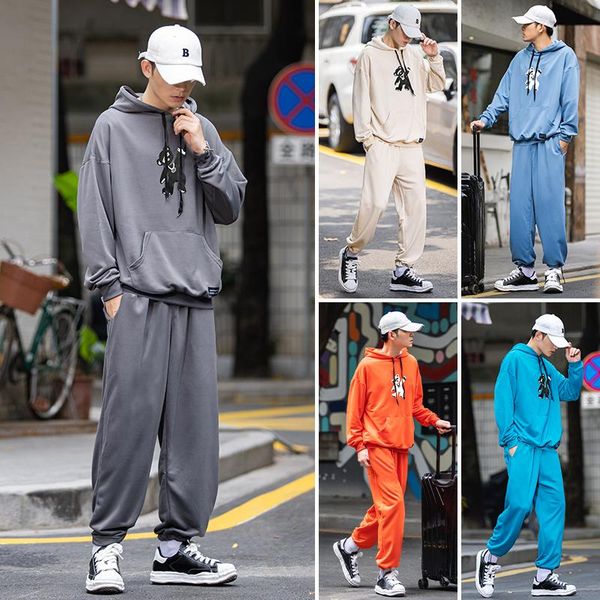 men's tracksuits autumn hoodie+ankle banded pant set hooded sweatshirt+sweatpant tracksuit male couple's hoodie pant+pullover hood, Gray
men's tracksuits autumn hoodie+ankle banded pant set hooded sweatshirt+sweatpant tracksuit male couple's hoodie pant+pullover hood, Gray