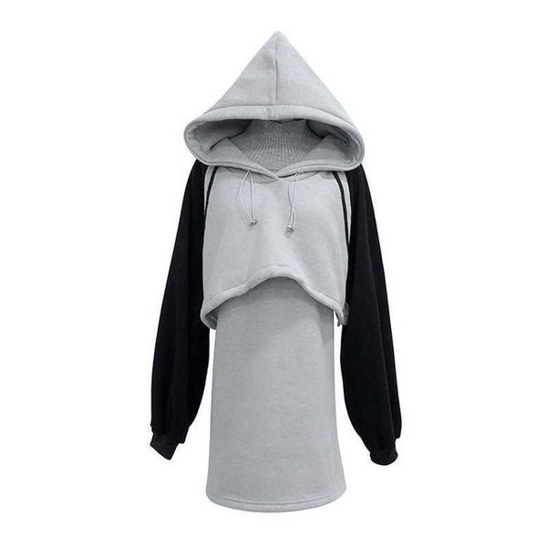 perhaps u women hoodies fleece mini short dress set gray blue brown long sleeve sport hooded 2 two pieces t0074 210529, White
perhaps u women hoodies fleece mini short dress set gray blue brown long sleeve sport hooded 2 two pieces t0074 210529, White