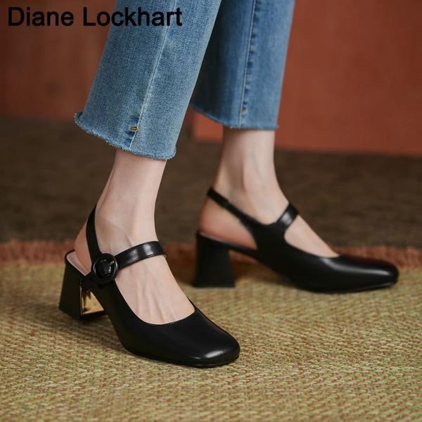 dress shoes fashion women's mary janes ladies slingback sandals shallow mouth square toe mid heels party women moccasin 31 32 33, Black
dress shoes fashion women's mary janes ladies slingback sandals shallow mouth square toe mid heels party women moccasin 31 32 33, Black