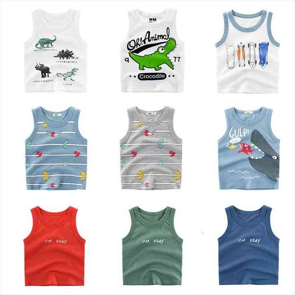 kids baby boys girls infant vests t shirts children toddler summer vest clothes cotton tees cartoon clothing, Blue
kids baby boys girls infant vests t shirts children toddler summer vest clothes cotton tees cartoon clothing, Blue