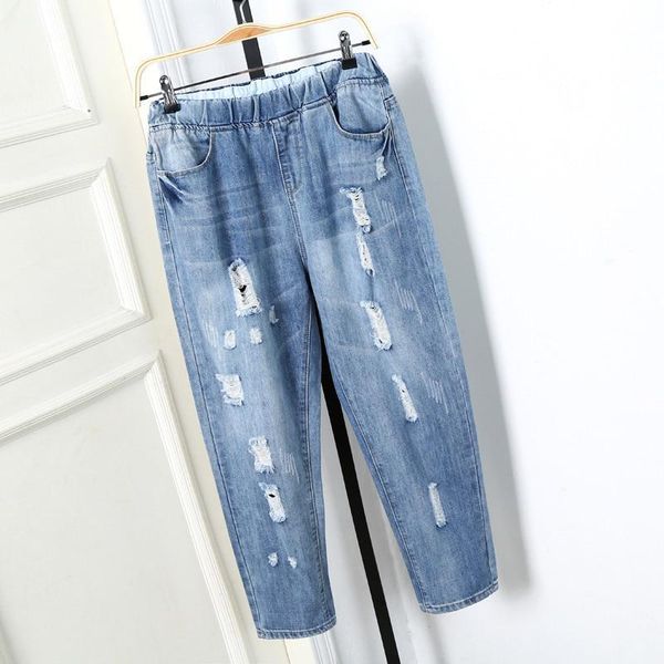 women's jeans woman oversize harem pants women loose streetwear denim pant casual trouser vintage ladies elastic waist plus size, Blue
women's jeans woman oversize harem pants women loose streetwear denim pant casual trouser vintage ladies elastic waist plus size, Blue