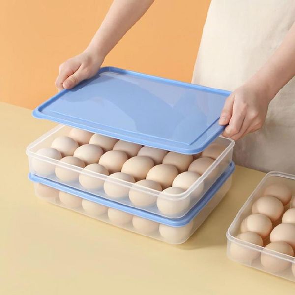 storage bottles & jars 24 grid transparent egg box holder plastic tray refrigerator eggs case anti-collision kitchen container
storage bottles & jars 24 grid transparent egg box holder plastic tray refrigerator eggs case anti-collision kitchen container
