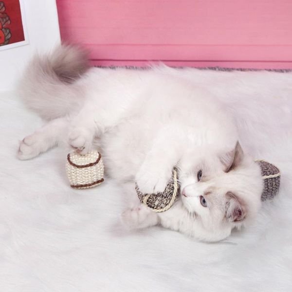 cat toys pet chew toy claw grinding sisal balls to tease exercise with gnawing funny interactive supplies
cat toys pet chew toy claw grinding sisal balls to tease exercise with gnawing funny interactive supplies
