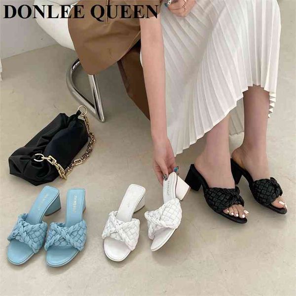 brand slippers fashion weave sandals slip on slides outdoor flip flops casual med heels mule shoe summer zapatillas mujer 210619, Black
brand slippers fashion weave sandals slip on slides outdoor flip flops casual med heels mule shoe summer zapatillas mujer 210619, Black