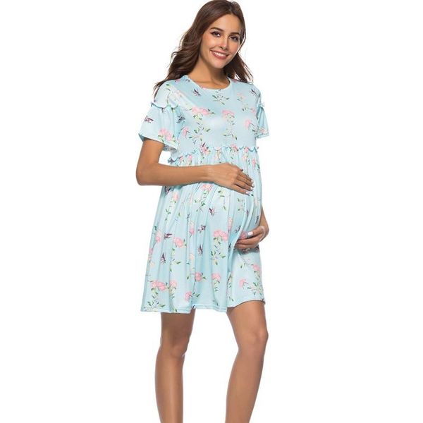 maternity dresses pregnant women dress ties waist floral printed pography nursing vestido gestante fotografia, White
maternity dresses pregnant women dress ties waist floral printed pography nursing vestido gestante fotografia, White