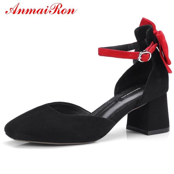 dress shoes anmairon mary janes kid suede pumps women square heel zapatos de mujer moda 2021 vestir size 34-39 ly607, Black
dress shoes anmairon mary janes kid suede pumps women square heel zapatos de mujer moda 2021 vestir size 34-39 ly607, Black
