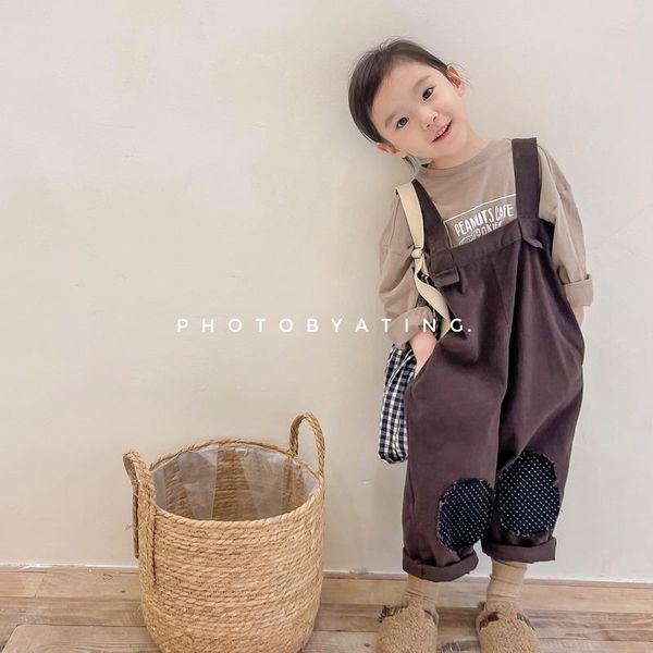 trousers 2021 children clothing autumn & spring solid color overalls washed cotton patch for boys and girls suspender harem pant, Blue
trousers 2021 children clothing autumn & spring solid color overalls washed cotton patch for boys and girls suspender harem pant, Blue