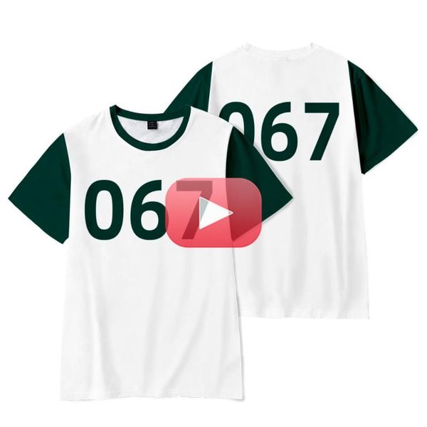 men's t-shirts squid game round six korean movies 456/218/067/199/001 print t-shirt summer men/women street clothes tshirt streetwear h, White;black
men's t-shirts squid game round six korean movies 456/218/067/199/001 print t-shirt summer men/women street clothes tshirt streetwear h, White;black
