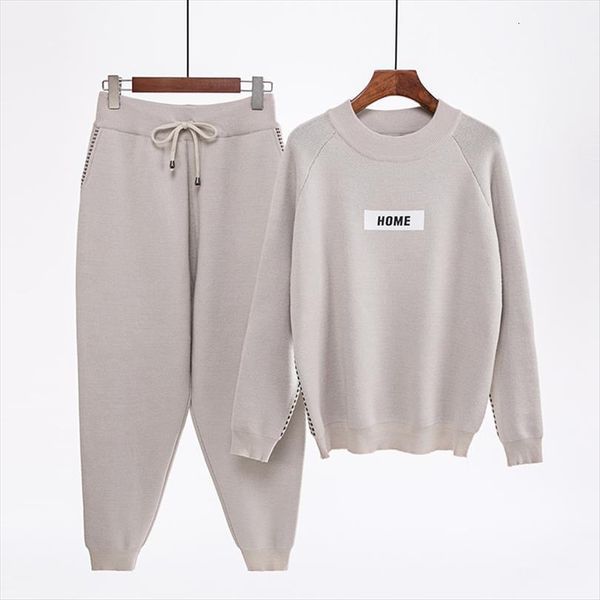 mozuleva winter fashion cashmere knitted women tracksuits sweater sets sportswear long sleeved trousers two piece femme, Gray
mozuleva winter fashion cashmere knitted women tracksuits sweater sets sportswear long sleeved trousers two piece femme, Gray