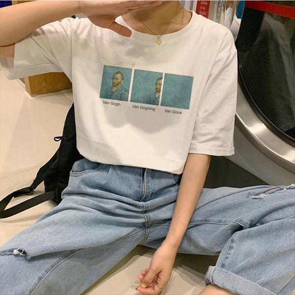harajuku van gogh oil painting women t shirt print vintage meme fun summer ulzzang fashion casual cute printed tees, White
harajuku van gogh oil painting women t shirt print vintage meme fun summer ulzzang fashion casual cute printed tees, White