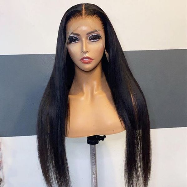 silk straight black color soft lace front wig for women with babyhair heat resistant preplucked 26 inch long daily cosplay wear, Black;brown
silk straight black color soft lace front wig for women with babyhair heat resistant preplucked 26 inch long daily cosplay wear, Black;brown