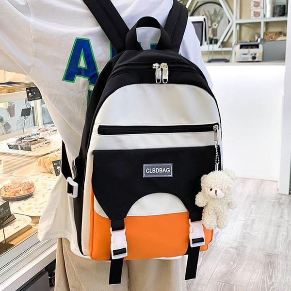 school bags simple women's backpack teenage girls waterproof oxford bag preppy style bookbag lady large capacity anti theft bagpacks
school bags simple women's backpack teenage girls waterproof oxford bag preppy style bookbag lady large capacity anti theft bagpacks