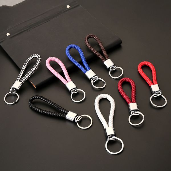 keychains second generation woven leather rope key chain men and women eat chicken game accessories small gift, Silver
keychains second generation woven leather rope key chain men and women eat chicken game accessories small gift, Silver
