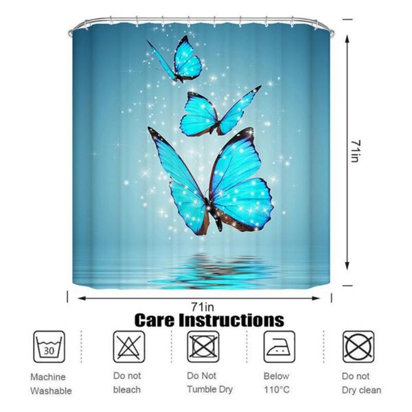 shower curtains waterproof and durable curtain attractive bathroom blue butterfly decor supplies
shower curtains waterproof and durable curtain attractive bathroom blue butterfly decor supplies
