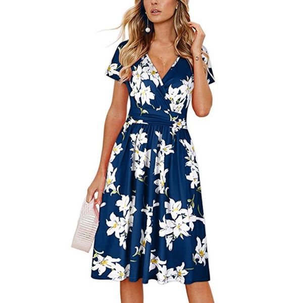 casual dresses plus size women summer 2021 women's printed v-neck design temperament mid length beach dress vestidos mujer, Black;gray
casual dresses plus size women summer 2021 women's printed v-neck design temperament mid length beach dress vestidos mujer, Black;gray