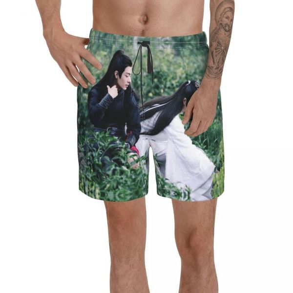men's shorts causal anime the untamed 2 breathable quick dry nerdy basketball hawaii pants, White;black
men's shorts causal anime the untamed 2 breathable quick dry nerdy basketball hawaii pants, White;black