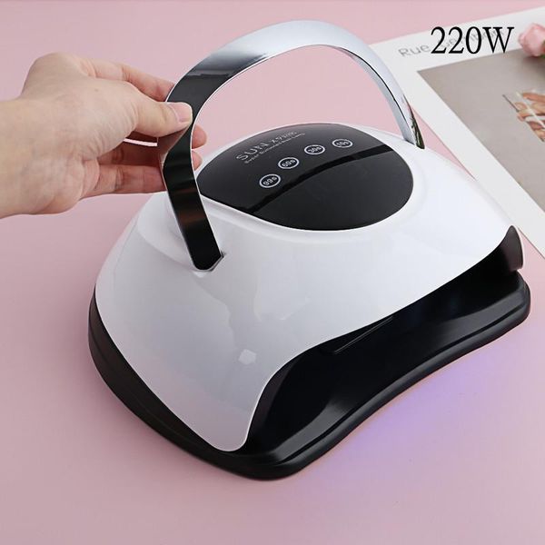 nail dryers 220w uv led lamp professional salon machine dryer 57 leds quick drying gel polish manicure tools
nail dryers 220w uv led lamp professional salon machine dryer 57 leds quick drying gel polish manicure tools