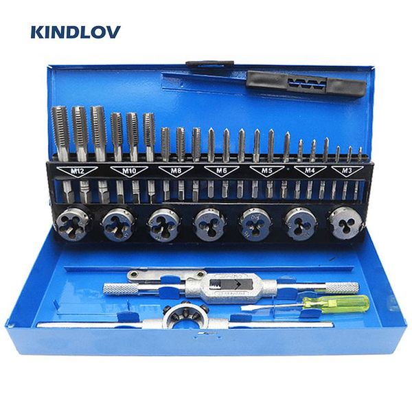 hand tools kindlov tap&die wrench set 32pcs metric spanner multitools slotted hss m3-m12 screw bit kits household repair
hand tools kindlov tap&die wrench set 32pcs metric spanner multitools slotted hss m3-m12 screw bit kits household repair