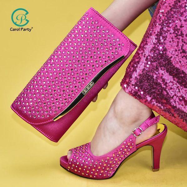 fashionable arrivals fuchsia color nigerian ladies shoes and bag to match italian design set dress1, Black
fashionable arrivals fuchsia color nigerian ladies shoes and bag to match italian design set dress1, Black