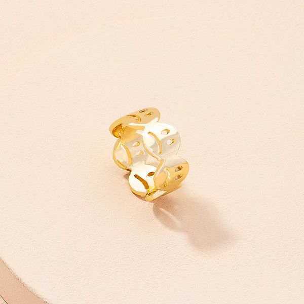 wedding rings 1pc trendy fashion gold color hollow irregular round metal ring for women girls party jewelry accessories, Slivery;golden
wedding rings 1pc trendy fashion gold color hollow irregular round metal ring for women girls party jewelry accessories, Slivery;golden