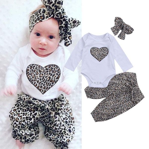 clothing sets baby girl fashion 3 pcs set white bodysuit romper leopard pants headband 0-24m born infant casual outfits 2021
clothing sets baby girl fashion 3 pcs set white bodysuit romper leopard pants headband 0-24m born infant casual outfits 2021