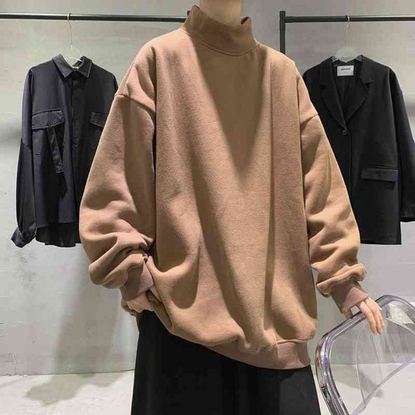 men's t-shirts autumn winter cotton stand-up collar hoodie fashion casual sweatshirt men streetwear hip-hop korean pullover hoodie, White;black
men's t-shirts autumn winter cotton stand-up collar hoodie fashion casual sweatshirt men streetwear hip-hop korean pullover hoodie, White;black