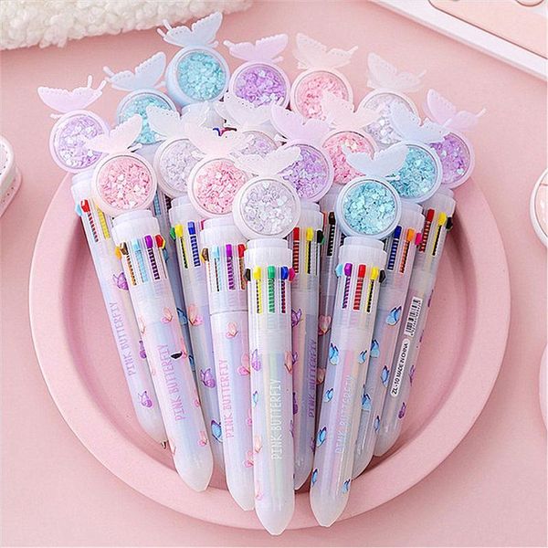 ballpoint pens 1pc 10 colors pen cartoon butterfly series quicksand sequins school stationery supply grils gift, Blue;orange
ballpoint pens 1pc 10 colors pen cartoon butterfly series quicksand sequins school stationery supply grils gift, Blue;orange