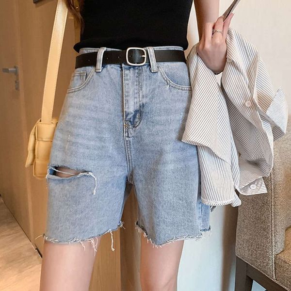 women's jeans denim shorts korean loose a-line wide leg pants with holes and wild hem 9z2g, Blue
women's jeans denim shorts korean loose a-line wide leg pants with holes and wild hem 9z2g, Blue