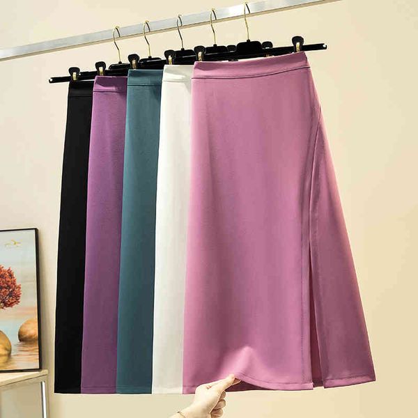 skirts spring autumn solid side split a-line long twill pink purple green patchwork calf rw2d, Black
skirts spring autumn solid side split a-line long twill pink purple green patchwork calf rw2d, Black