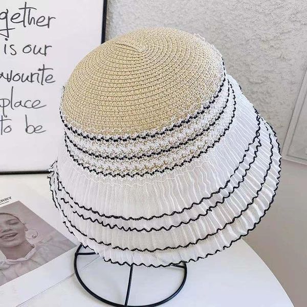 wide brim hats 2021 autumn female lace skirt hat outdoor beach sun korean sunscreen fisherman's basin, Blue;gray
wide brim hats 2021 autumn female lace skirt hat outdoor beach sun korean sunscreen fisherman's basin, Blue;gray