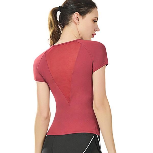 yoga outfits source manufacturer spring style t-shirt breathable mesh outdoor running fitness slim was thin clothes female, White;red
yoga outfits source manufacturer spring style t-shirt breathable mesh outdoor running fitness slim was thin clothes female, White;red