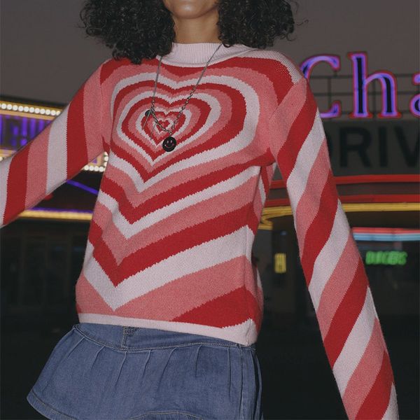 women's sweaters thick-necked, striped-necked harajuku sweater, female autumn sweater and long sleeve cute, pink, love, heart, thin mes, White;black
women's sweaters thick-necked, striped-necked harajuku sweater, female autumn sweater and long sleeve cute, pink, love, heart, thin mes, White;black